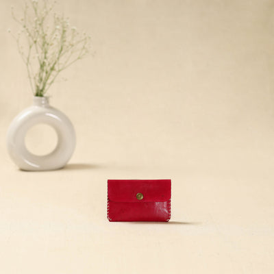 Handcrafted Kutch Embroidery Leather Card Holder 11