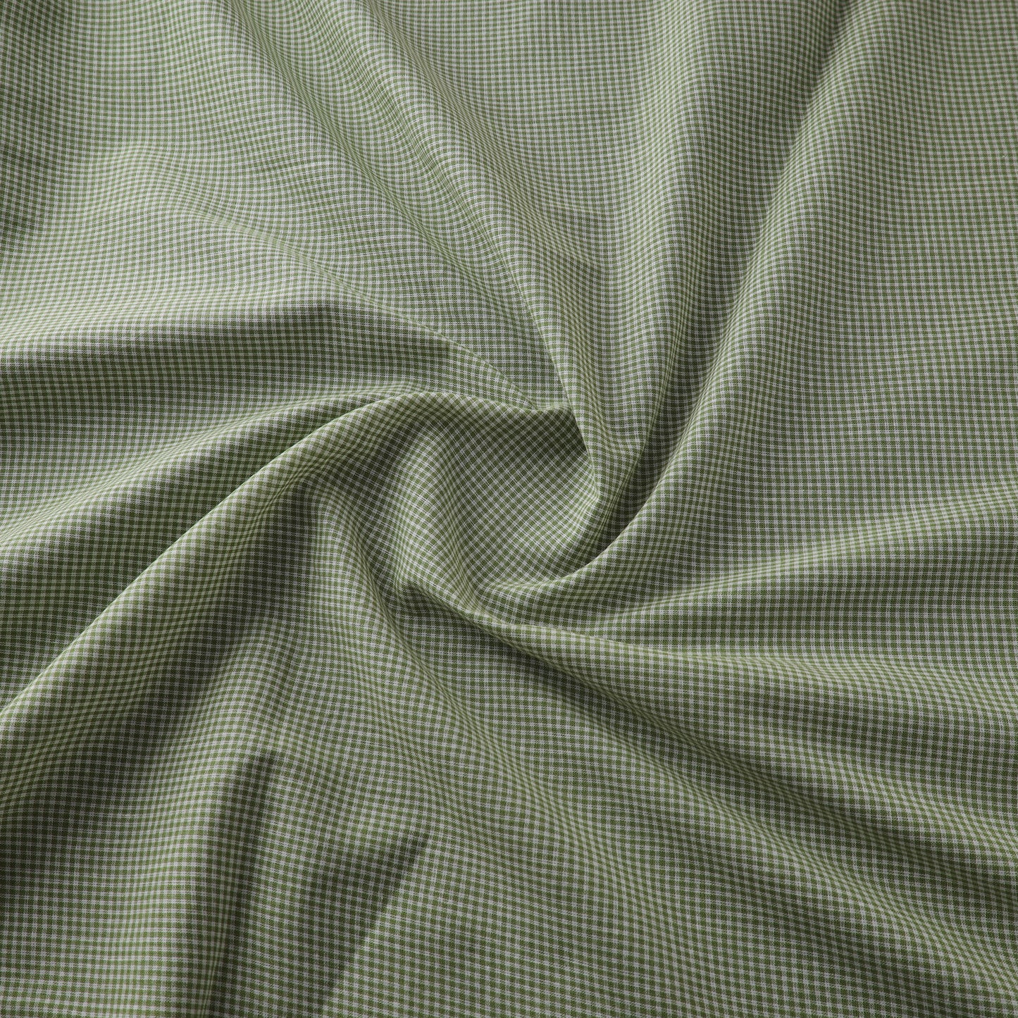 Green - Prewashed Cotton Jacquard Checks Fabric 08