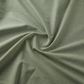 Green - Prewashed Cotton Jacquard Checks Fabric 08