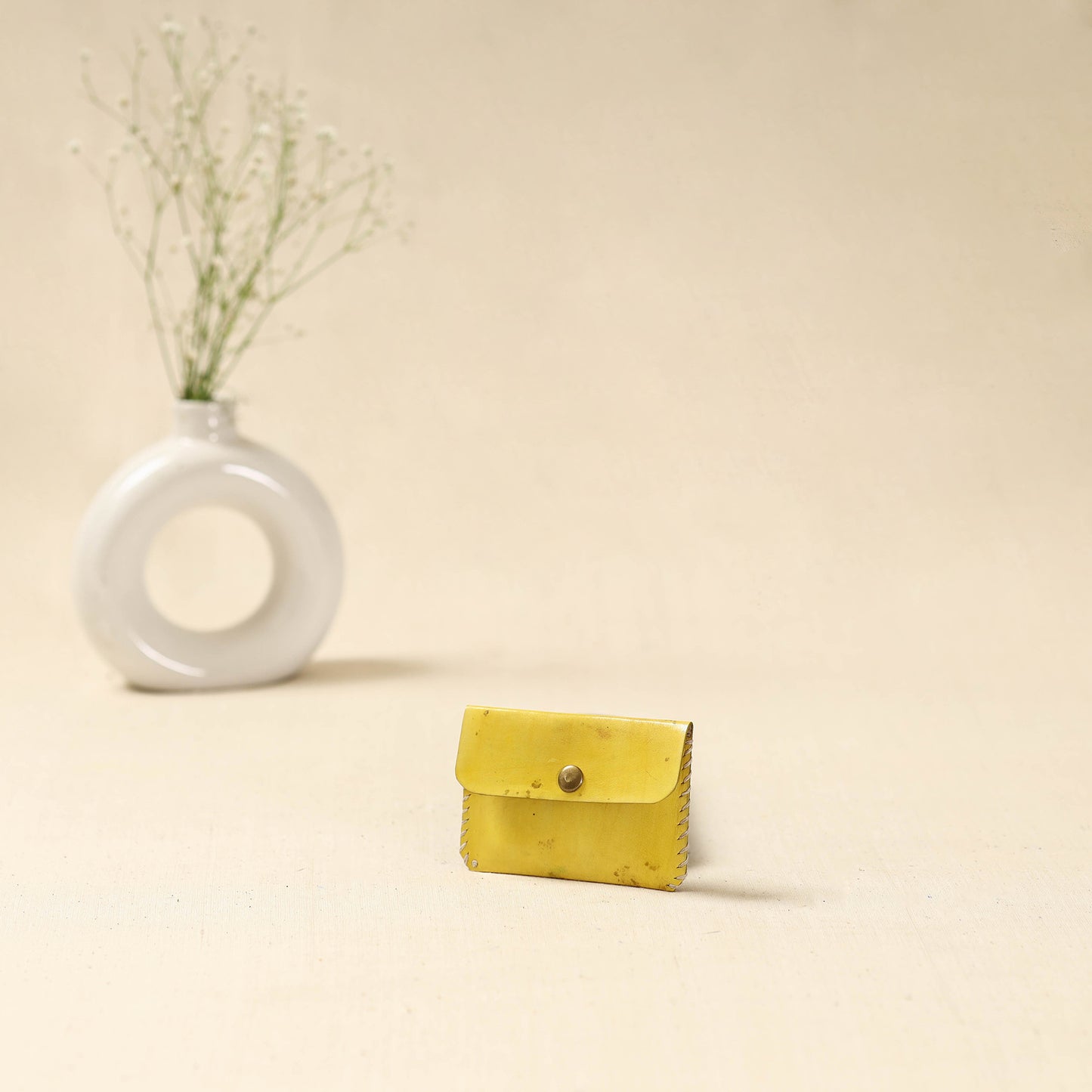 Handcrafted Kutch Embroidery Leather Card Holder 14