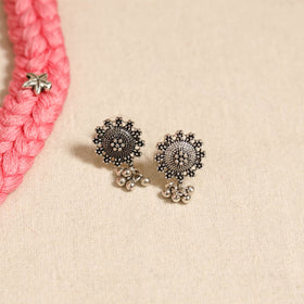 Pink - german silver thread braided necklace set 32