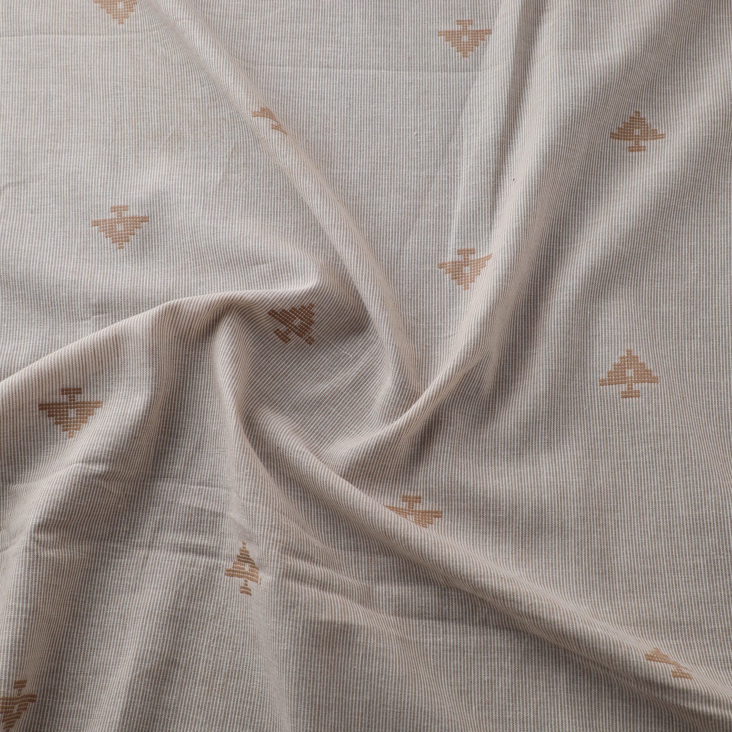 White - Prewashed Cotton Jacquard Fabric 15