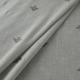 Grey - Prewashed Cotton Jacquard Fabric 16