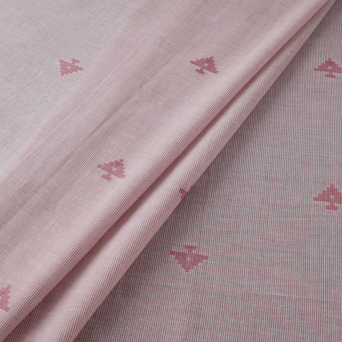 Peach - Prewashed Cotton Jacquard Fabric 17