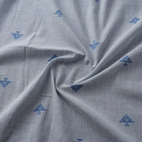 Blue - Prewashed Cotton Jacquard Fabric 18