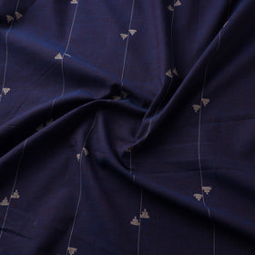 Blue - Prewashed Cotton Jacquard Fabric 19