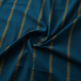 Blue - Prewashed Cotton Jacquard Fabric 20
