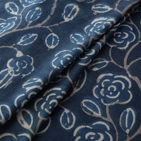 Bindaas Hand Block Art Print Natural Dyed Cotton Fabric 04