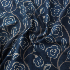 Bindaas Hand Block Art Print Natural Dyed Cotton Fabric 04