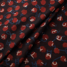 Bindaas Hand Block Art Print Natural Dyed Cotton Fabric 06
