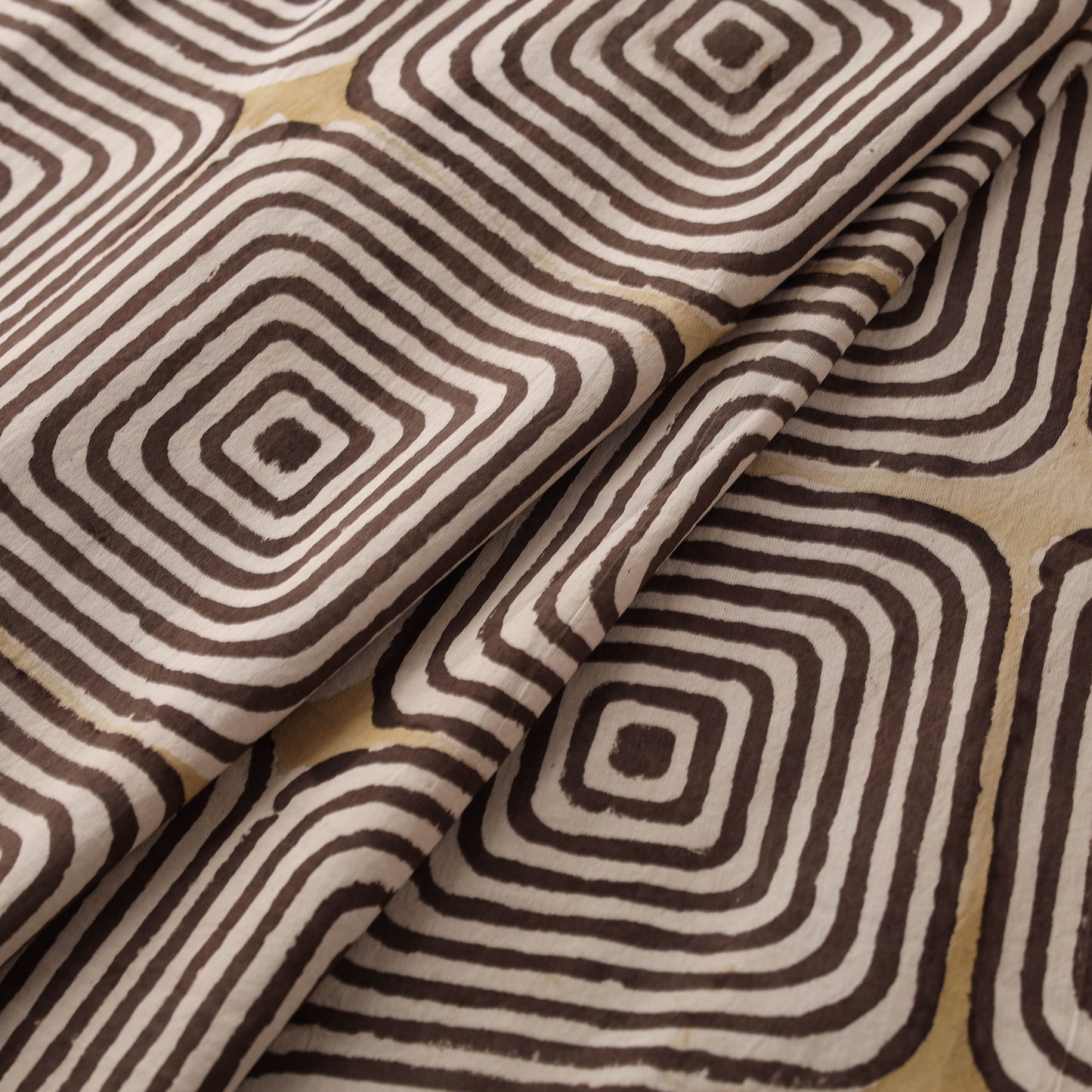 Bindaas Hand Block Art Print Natural Dyed Cotton Fabric 07
