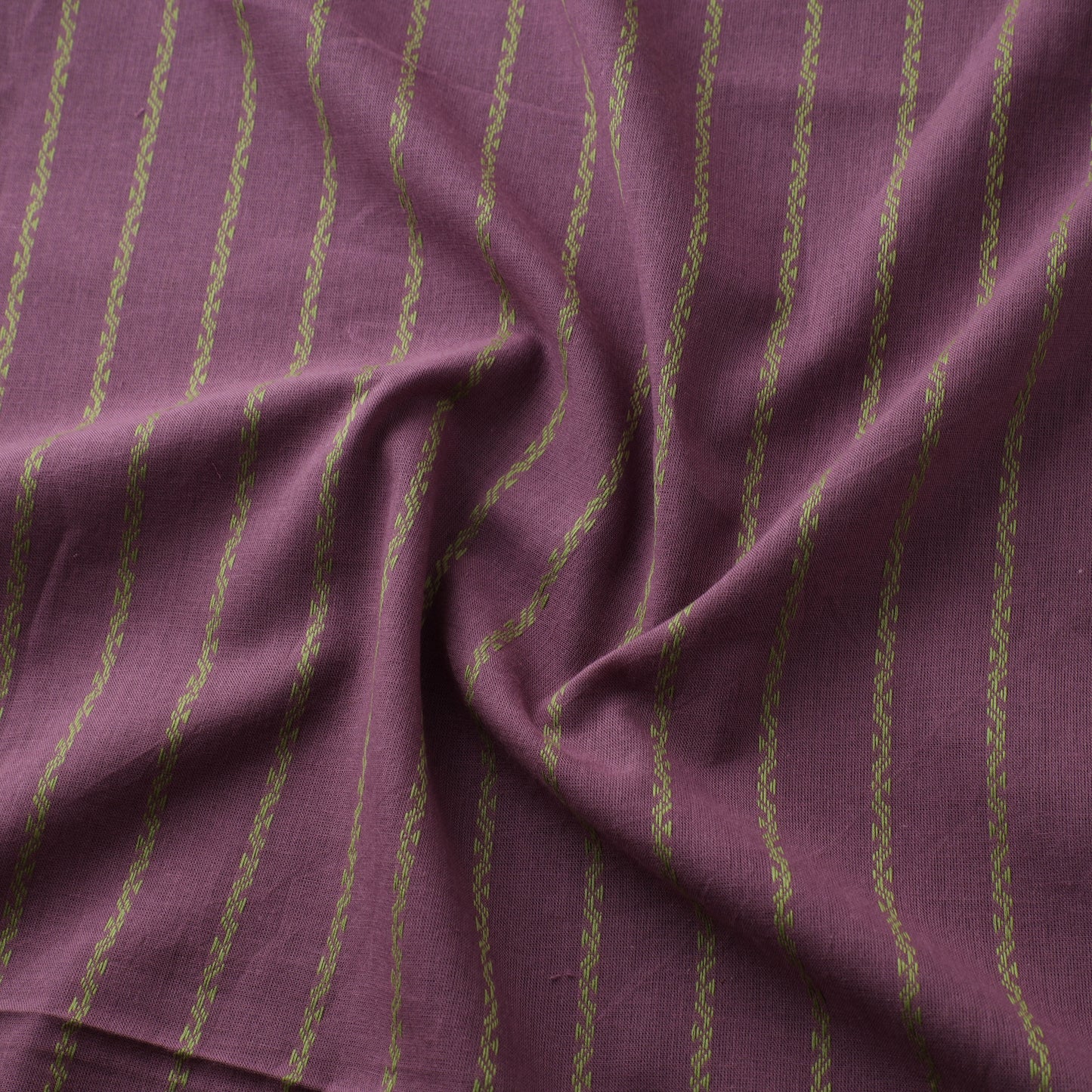 Purple - Prewashed Cotton Jacquard Fabric 27