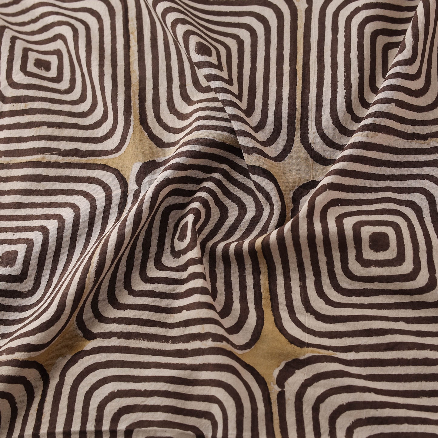 Bindaas Hand Block Art Print Natural Dyed Cotton Fabric 07