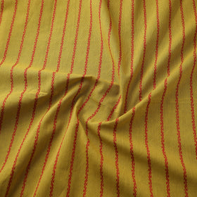 Yellow - Prewashed Cotton Jacquard Fabric 28