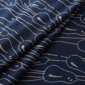 Bindaas Hand Block Art Print Natural Dyed Cotton Fabric 08