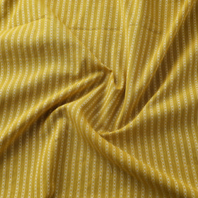 Yellow - Prewashed Cotton Jacquard Fabric 31