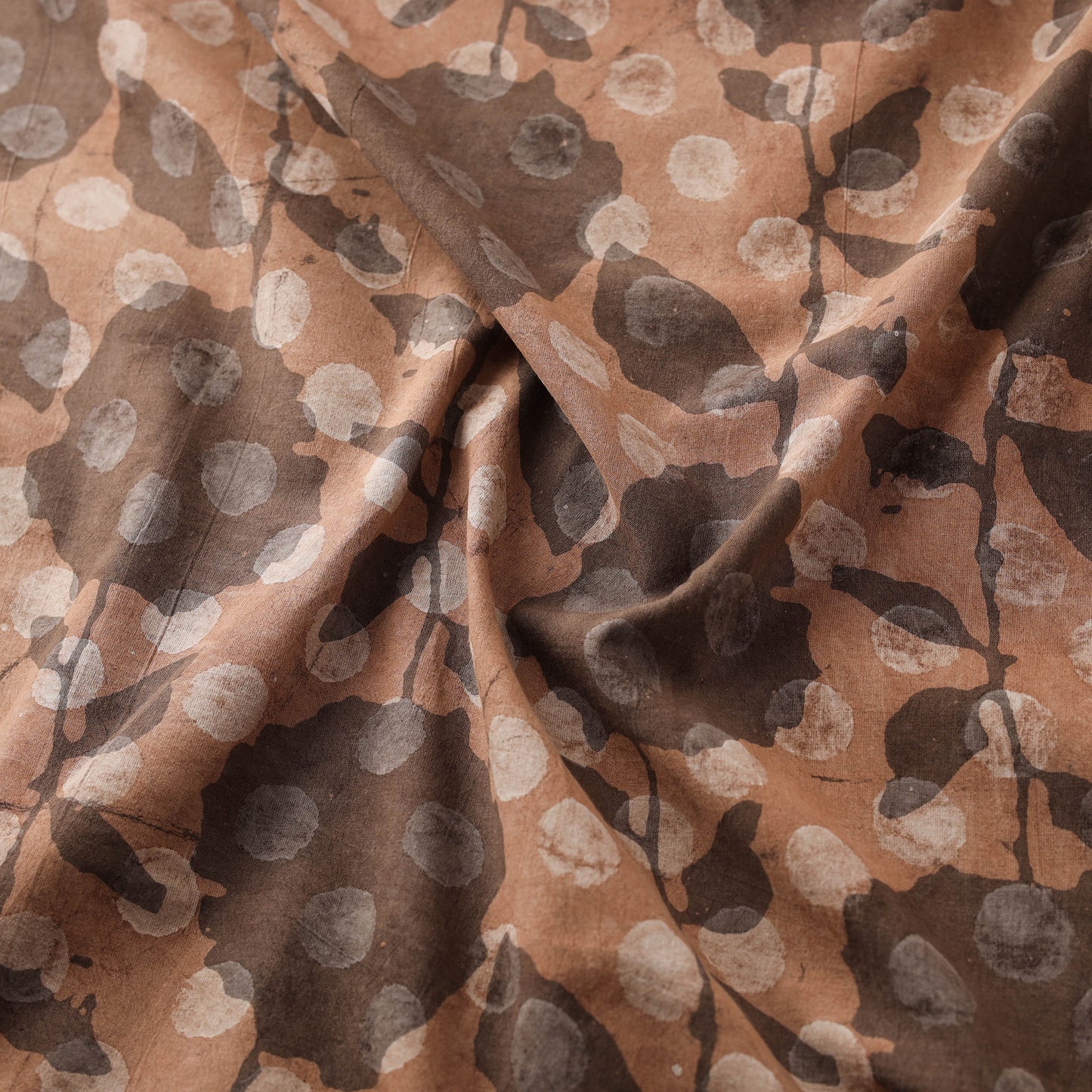 Bindaas Hand Block Art Print Natural Dyed Cotton Fabric 10