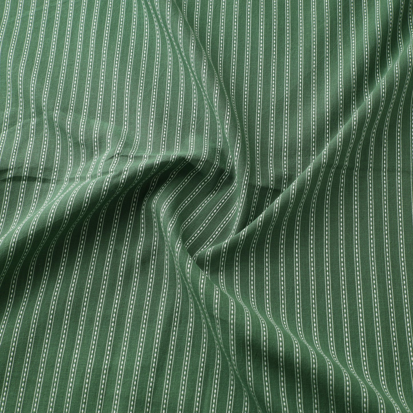 Green - Prewashed Cotton Jacquard Fabric 32