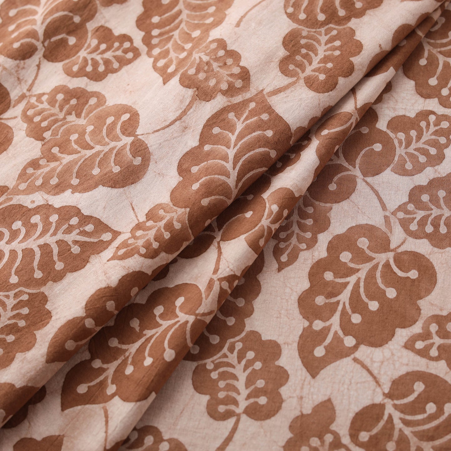 Bindaas Hand Block Art Print Natural Dyed Cotton Fabric 11
