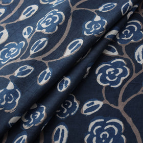 Bindaas Hand Block Art Print Natural Dyed Cotton Fabric 13