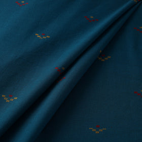 Blue - Prewashed Cotton Jacquard Fabric 36