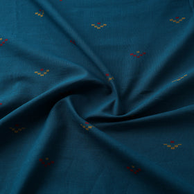 Blue - Prewashed Cotton Jacquard Fabric 36