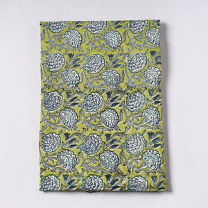Sanganeri Block Printed Chanderi Silk Precut Fabric (1.75 meter) 71
