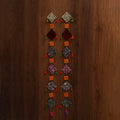 Multicolor - handmade bead work fabric hanging for home