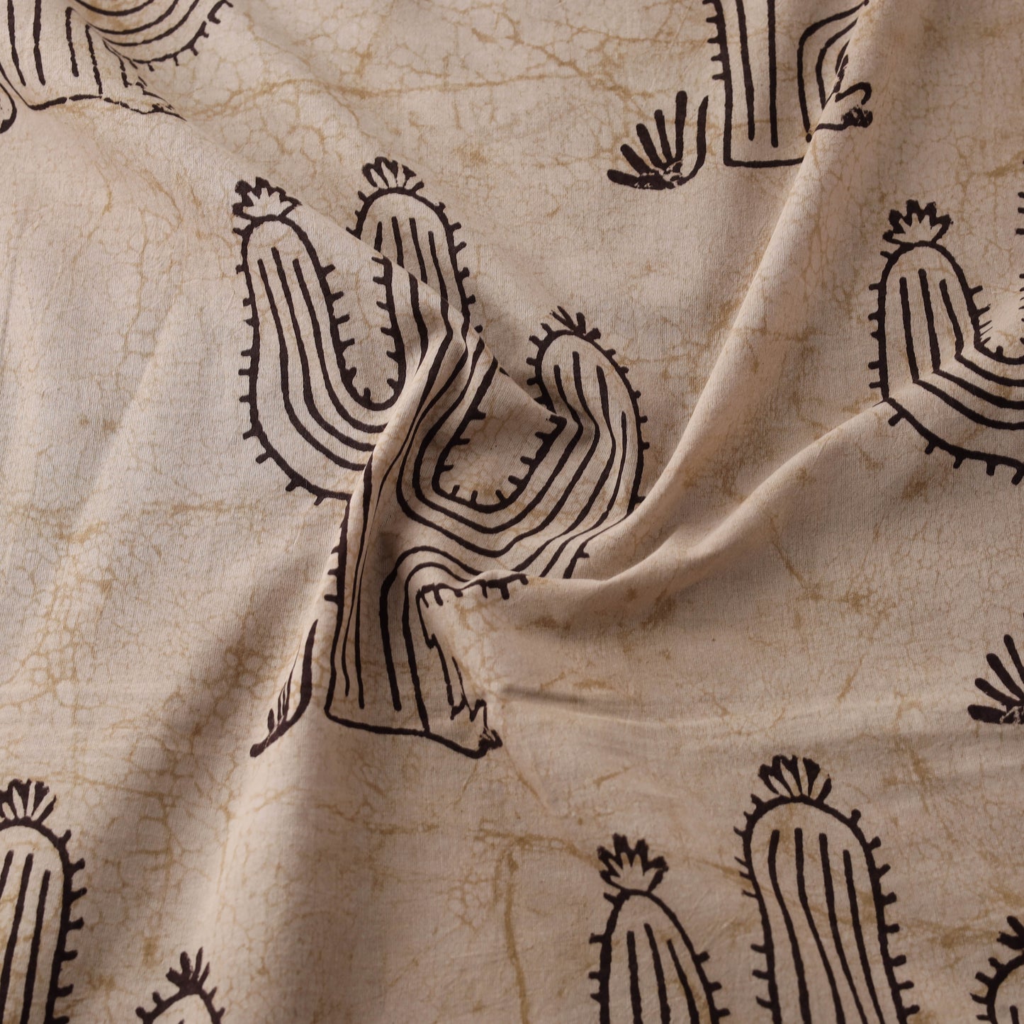 Bindaas Hand Block Art Print Natural Dyed Cotton Fabric 17