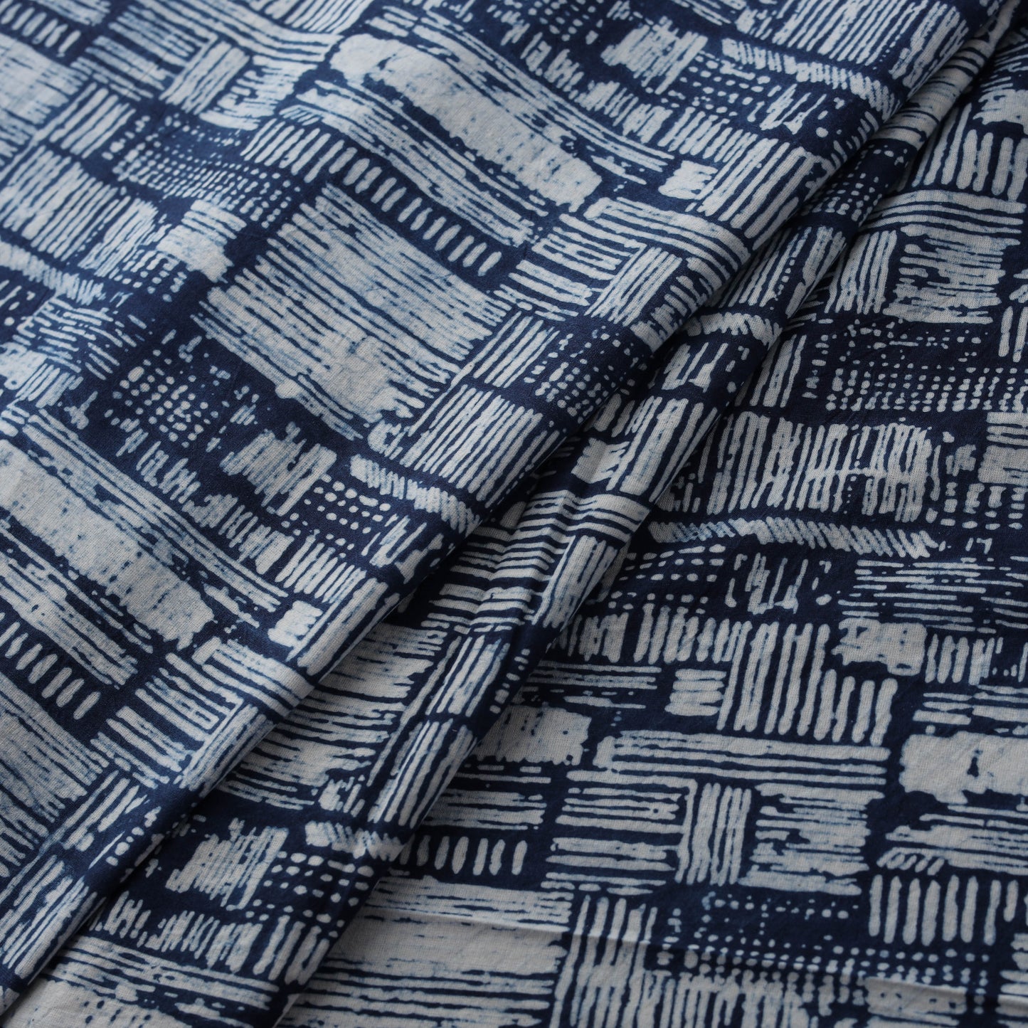 Bindaas Hand Block Art Print Natural Dyed Cotton Fabric 18
