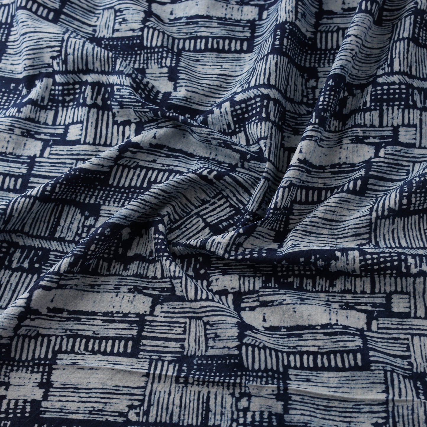 Bindaas Hand Block Art Print Natural Dyed Cotton Fabric 18