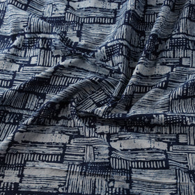 Bindaas Hand Block Art Print Natural Dyed Cotton Fabric 18