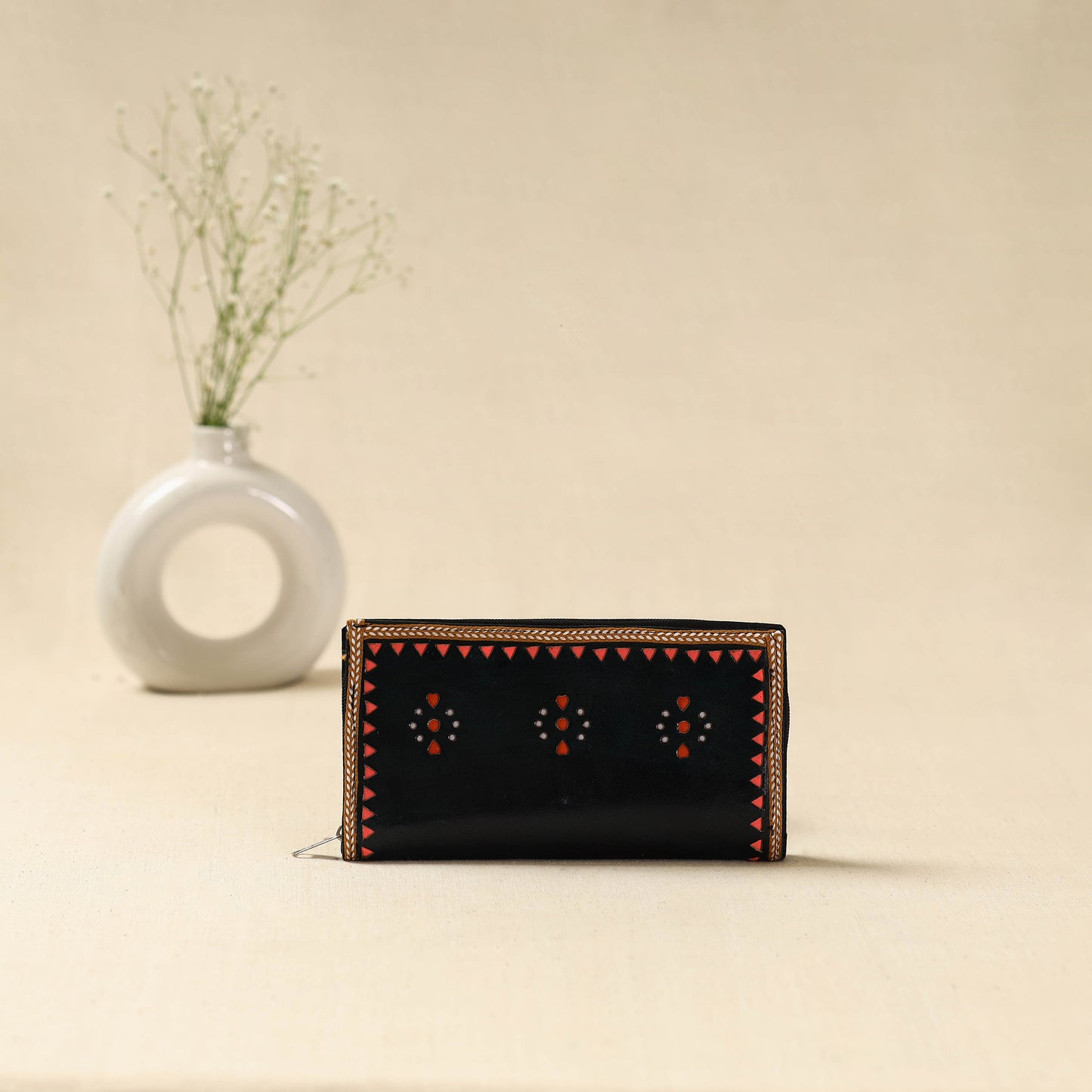 Handcrafted Kutch Leather Clutch / Wallet 37