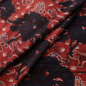 Bindaas Hand Block Art Print Natural Dyed Cotton Fabric 23