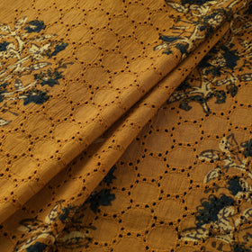Ajrakh Hand Block Print Natural Dyed Cotton Hakoba Fabric 05