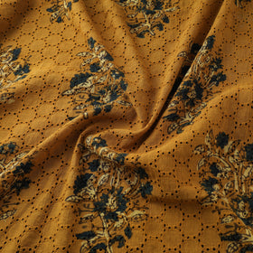 Ajrakh Hand Block Print Natural Dyed Cotton Hakoba Fabric 05