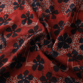 Bindaas Hand Block Art Print Natural Dyed Cotton Fabric 24