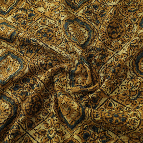 Ajrakh Hand Block Print Natural Dyed Cotton Hakoba Fabric 07