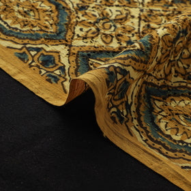 Ajrakh Hand Block Print Natural Dyed Cotton Hakoba Fabric 07