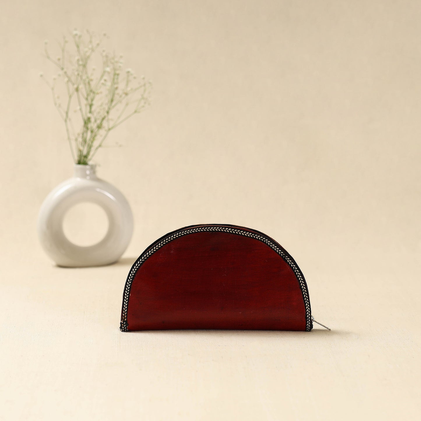 Handcrafted Kutch Leather Clutch / Wallet 48