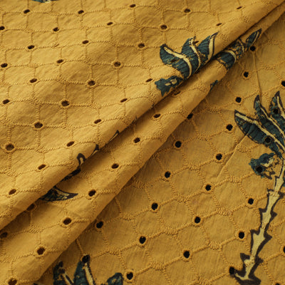 Ajrakh Hand Block Print Natural Dyed Cotton Hakoba Fabric 12
