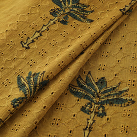 Ajrakh Hand Block Print Natural Dyed Cotton Hakoba Fabric 13