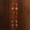 Multicolor - handmade bead work fabric hanging for home
