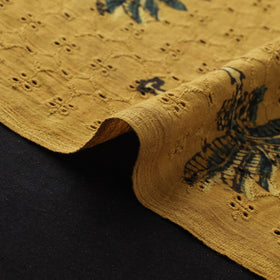 Ajrakh Hand Block Print Natural Dyed Cotton Hakoba Fabric 13