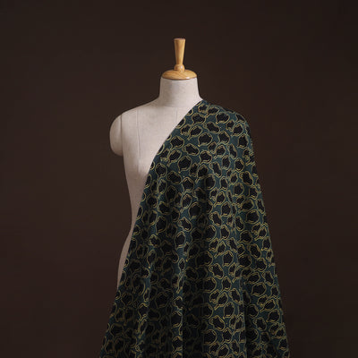 Bindaas Hand Block Art Print Natural Dyed Cotton Fabric 19