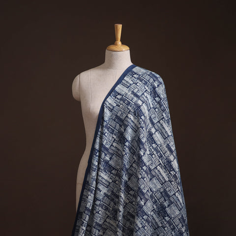 Bindaas Hand Block Art Print Natural Dyed Cotton Fabric 18