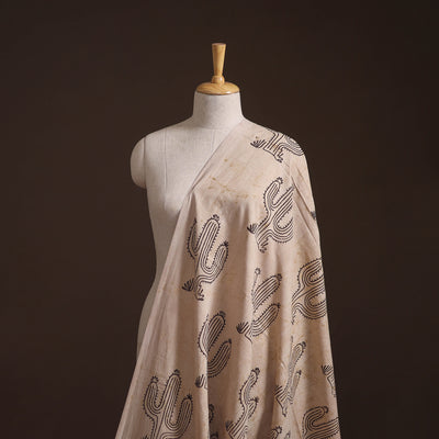 Bindaas Hand Block Art Print Natural Dyed Cotton Fabric 17