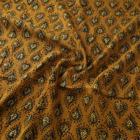 Ajrakh Hand Block Print Natural Dyed Cotton Hakoba Fabric 15
