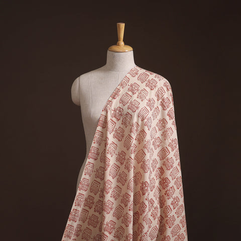 Bindaas Hand Block Art Print Natural Dyed Cotton Fabric 12