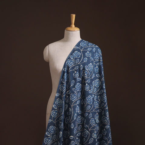 Bindaas Hand Block Art Print Natural Dyed Cotton Fabric 04